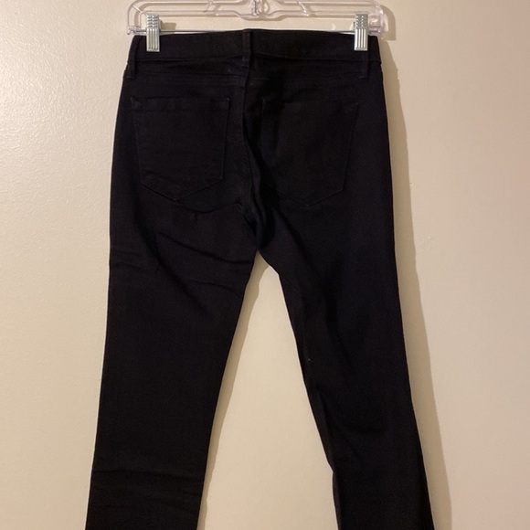 Ann Taylor Loft Loft black modern straight jeans.              Size 24 - Picture 4 of 10